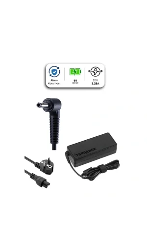 20V 3.25A 4.0 * 1.7 Bullet 65W LENOVO İçin Laptop Adaptör