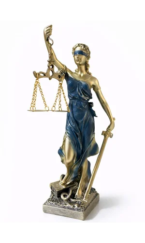 28x8 cm Polyester Adalet Biblosu