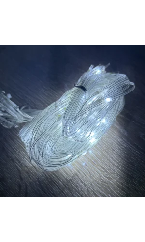 2x2 Perde 192 LED Beyaz Işık - 8 Fonksiyonlu