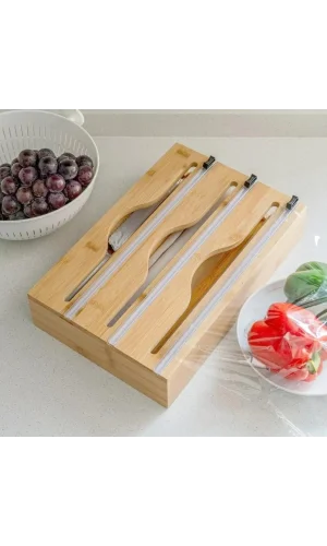 3 Bölmeli Folyo Kesme Standı