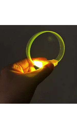 3 Modlu Pilli LED Işıklı Esnek Parti Bilekliği Sarı