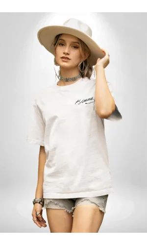 30 Ağustos Unisex Baskılı T-shirt - Beyaz