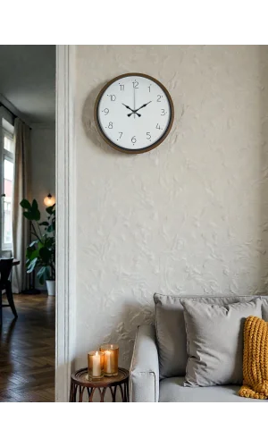 36 Cm Sade Dekoratif Duvar Saati