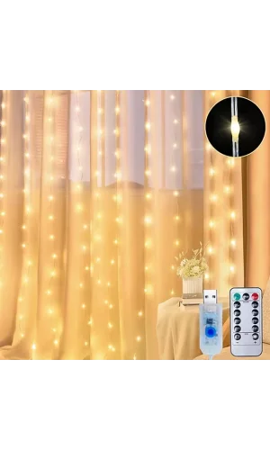 3x3 Kumandalı Perde LED