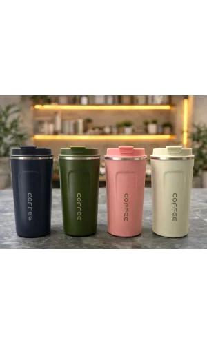 480 ml Paslanmaz Çelik Termos Mug Bardak