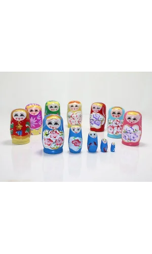 5Li Ahşap Matruşka