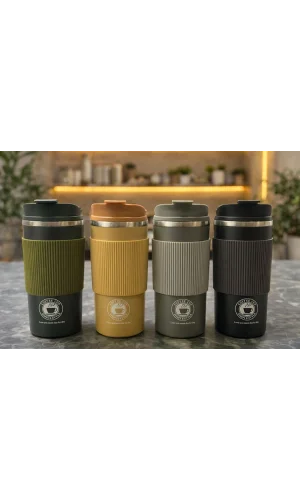 500 ml Paslanmaz Çelik Termos Mug Bardak