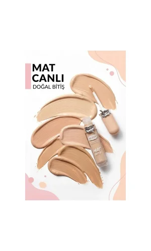 6lı Mat Bitişli Fondöten Seti