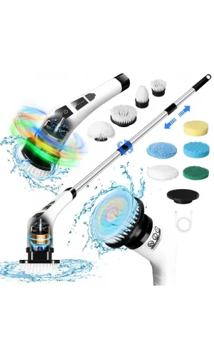 7 in 1 Kablosuz Elektrikli Temizlik Fırçası Seti