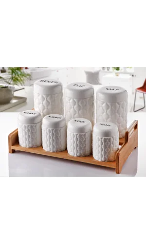 7li Standlı Baharat Seti