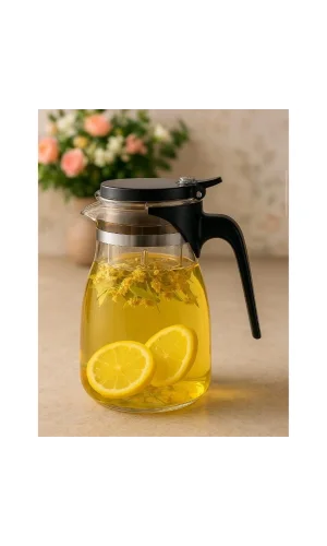 900 ml Süzgeçli Cam Sürahi