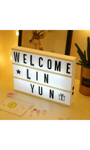 A5 Led Işıklı Yazı Panosu Lightbox