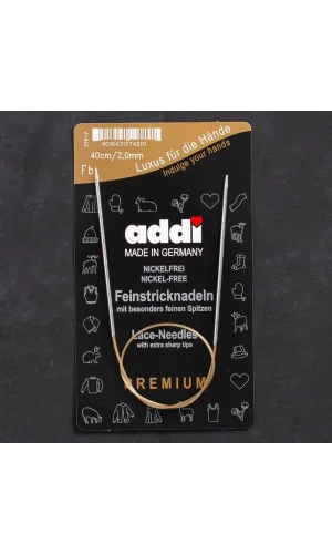 Addi 2mm 40cm Misinalı Dantel Şişi - 775-7