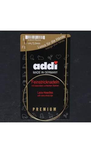 Addi 2mm 60cm Klasik Misinalı Dantel Şişi - 755-7