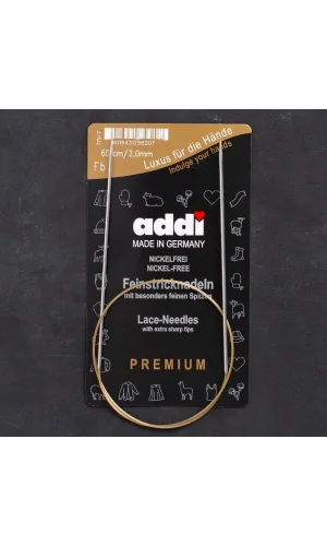 Addi 2mm 60cm Misinalı Dantel Şişi - 775-7