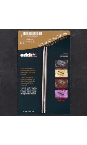 Addi Click Basic 4,5mm Misinalı Şiş Ucu - 656-2