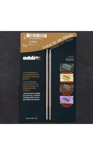 Addi Click Basic 4mm Misinalı Şiş Ucu - 656-2