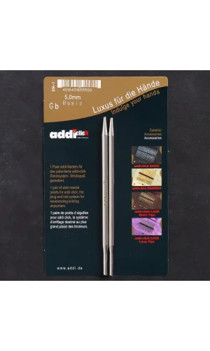 Addi Click Basic 5mm Misinalı Şiş Ucu - 656-2