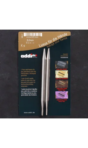 Addi Click Basic 8mm Misinalı Şiş Ucu - 656-2