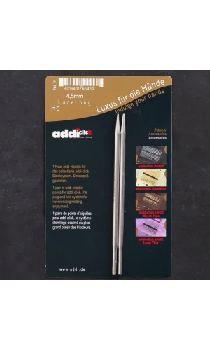 Addi Click Lace 4,5mm Değiştirilebilir Uzun Uçlu D