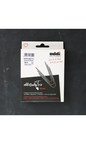 Addi CrasyTrio 3 lü 5 Mm 21 Cm Misinalı Çorap Şişi