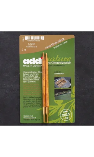 Addi Nature Olive Wood Click 5.5mm 13cm Misinalı Ş