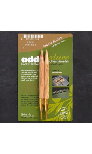 Addi Nature Olive Wood Click 9mm 13cm Misinalı Şiş