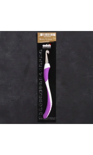 Addi Swing 8mm 16cm Mor Ergonomik Yün Tığ - 140-7