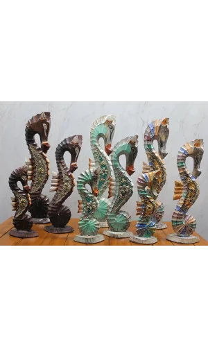 Ahşap 3lü Denizatı Kumlu