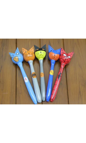 Ahşap 5li Marakas Seti Model 1