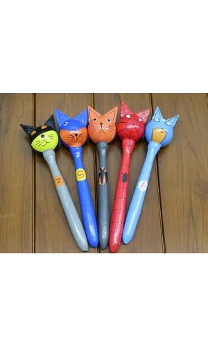 Ahşap 5li Marakas Seti Model 2