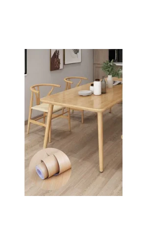 Ahşap Görünümlü Kendinden Yapışkanlı Kaplama Folyosu 5 Metre