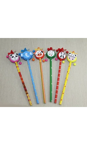 Ahşap Hayvan Figürlü Kurşun Kalem