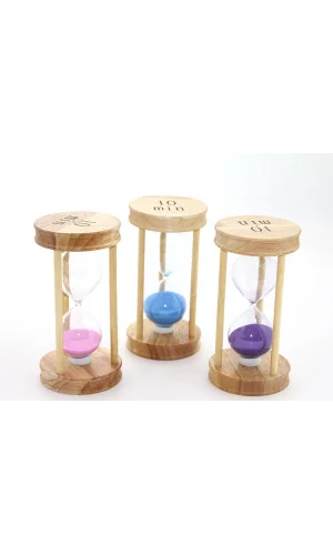 Ahşap Kum Saati 10 DK Model 2