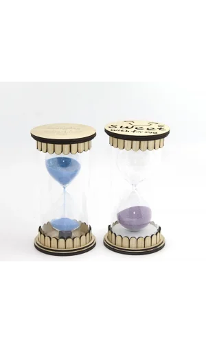 Ahşap Kum Saati Model 2