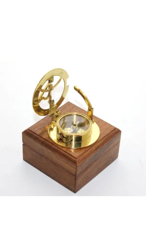 Ahşap Kutulu Pusula Model 10