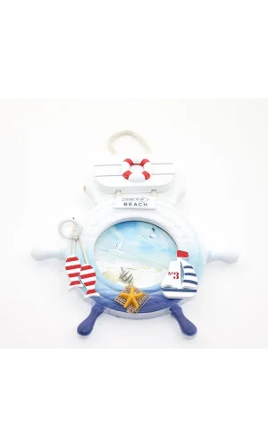 Ahşap Marin Dümenli Çerçeve Model 3