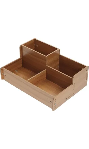 Ahşap Masa Üstü Düzenleyici Kutu