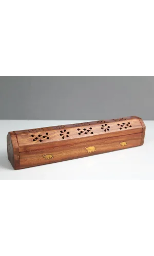 Ahşap Maun Tabut Tütsülük Model 1