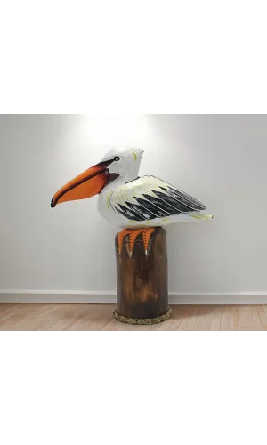 Ahşap Pelikan 45 Cm