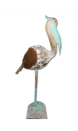 Ahşap Pelikan Figürü Model 1