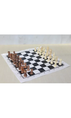 Ahşap Satranç Taşı 10 Cm