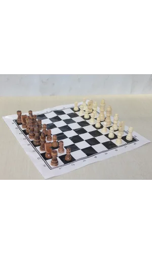 Ahşap Satranç Taşı 9 Cm