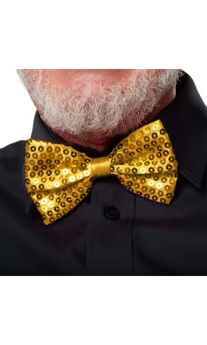 Altın Payetli Pullu Papyon