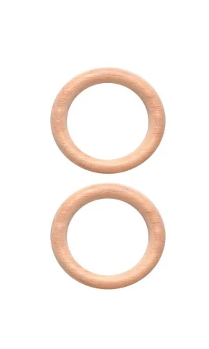 Amigurimi Ahşap Halka 7 cm 2li