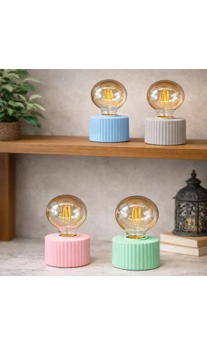 Ampul Tasarımlı Retro Masa Lambası