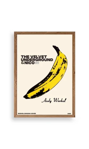 Andy Warhol Ahşap Çerçeveli Tablo