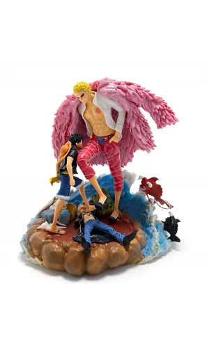 Anime One Piece Luffy Ve Donquixote Figürü