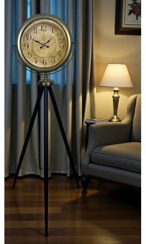Antique Heritage Eskitme Tripod Ayaklı Saat