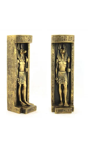 Anubis Figürlü Mumluk